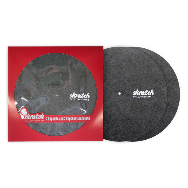 Super Silky! Dr Suzuki Dr. 12inch Record Pads + Slip Mats, One Pair Each, in Stock