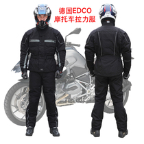 Germany EDCO motorcycle rally spring and autumn riding suit large size waterproof warm racing suit male motorcycle equipment