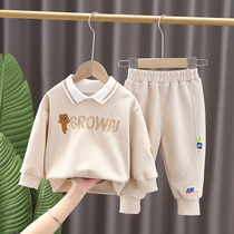 Boys baby autumn suit baby autumn clothes early autumn clothes autumn one year old two infants early autumn sweater boy handsome