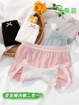 Little girl safety pants wear skirt insurance pants girl underwear two-in-one female treasure leggings summer thin