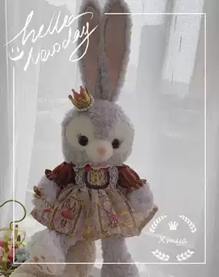 (Xmya) star Dew clothes M for star rabbit M skirt Sydney Rose Rabbit bear hand made cotton doll