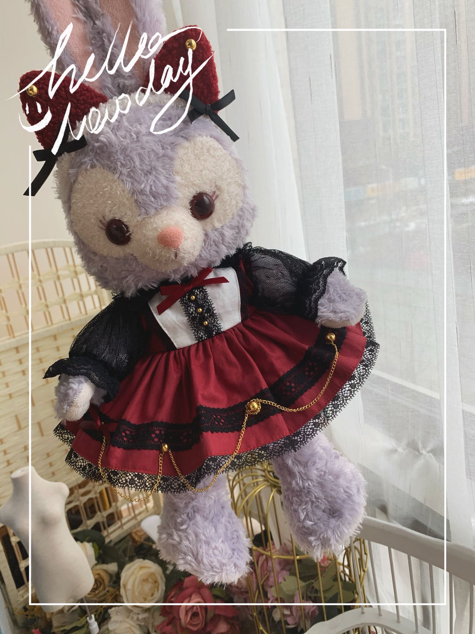 (Xmya) Stars Debra clothing M The testar Deb M Skirt Sydney Rose Rabbit bear hands as a cotton doll