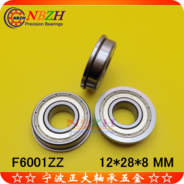 Boutique flange cues with side bearings F6001ZZ F6001-2RS 12 * 28 * 30 * 8 * 8 * 2