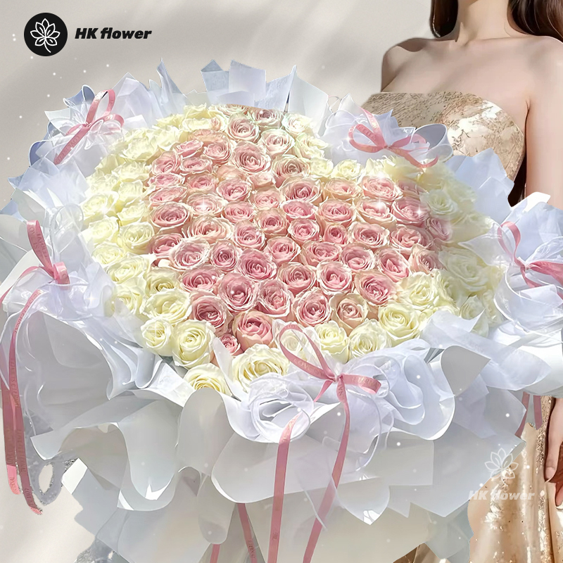 Hong Kong Flower Delivery to Wife, Girlfriend, Roses, Fresh Flowers, Bouquets, Express Delivery, Same-City Flower Delivery, Door-To-Door Delivery, Flower Shop Delivery to Girlfriend