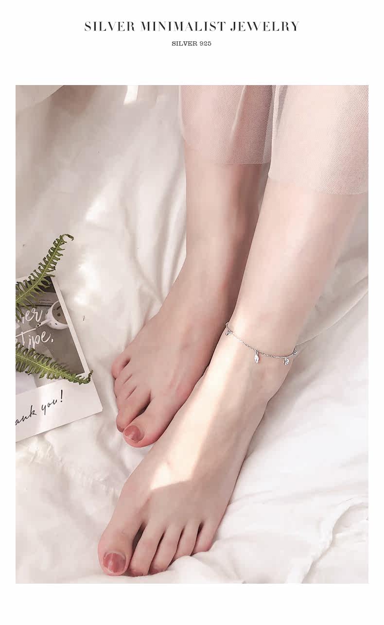 Chaine de cheville Femme en Argenterie - Ref 3102059 Image 8