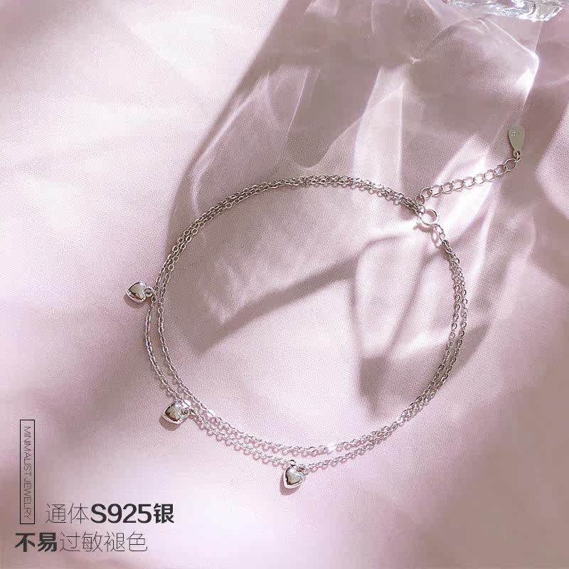 Chaine de cheville Femme en Argenterie - Ref 3101727 Image 4