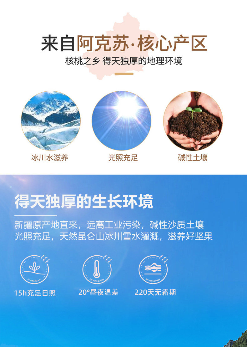 新疆阿克蘇185原味紙皮核桃