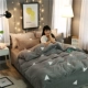Dày luật nhung san hô Levin nhung một mảnh chăn chăn chỉ là những sinh viên rơi và mùa đông 1.5 / 1.8m2 3m - Quilt Covers