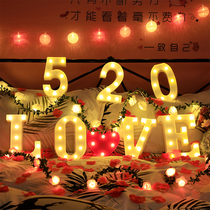 led letter light proposal confession confession artifact interior decoration creative supplies marryme props 520