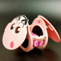 Folding children Flip Ink Mirror Girl Super Cute Cute Personality Shading UV wax pen Xiaoxin sunglasses wave