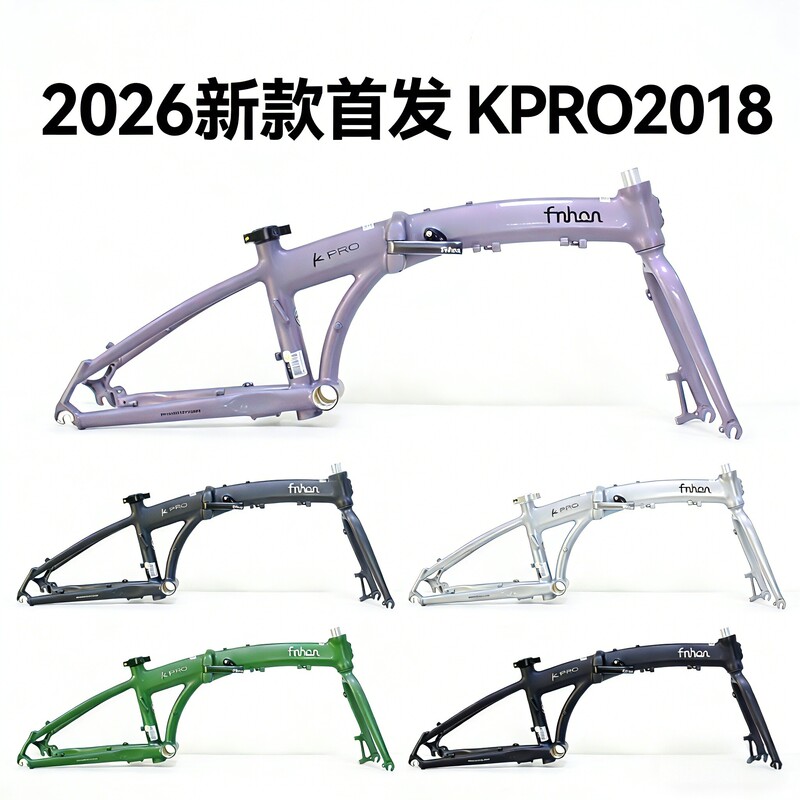 Fnhon Popular 2026 New Model Aluminum Alloy 20-Inch Folding Bicycle Kpro2018 Disc Brake Dolphin Frame