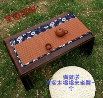 Tea table minimalist modern small tea table tatami tea table simple small wooden table short table square table floating window small table
