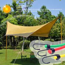 Outdoor 1 2 meters lengthened elastic rope 8mm crude elastic zhang peng sheng camping wind clothesline bundle luggage rope