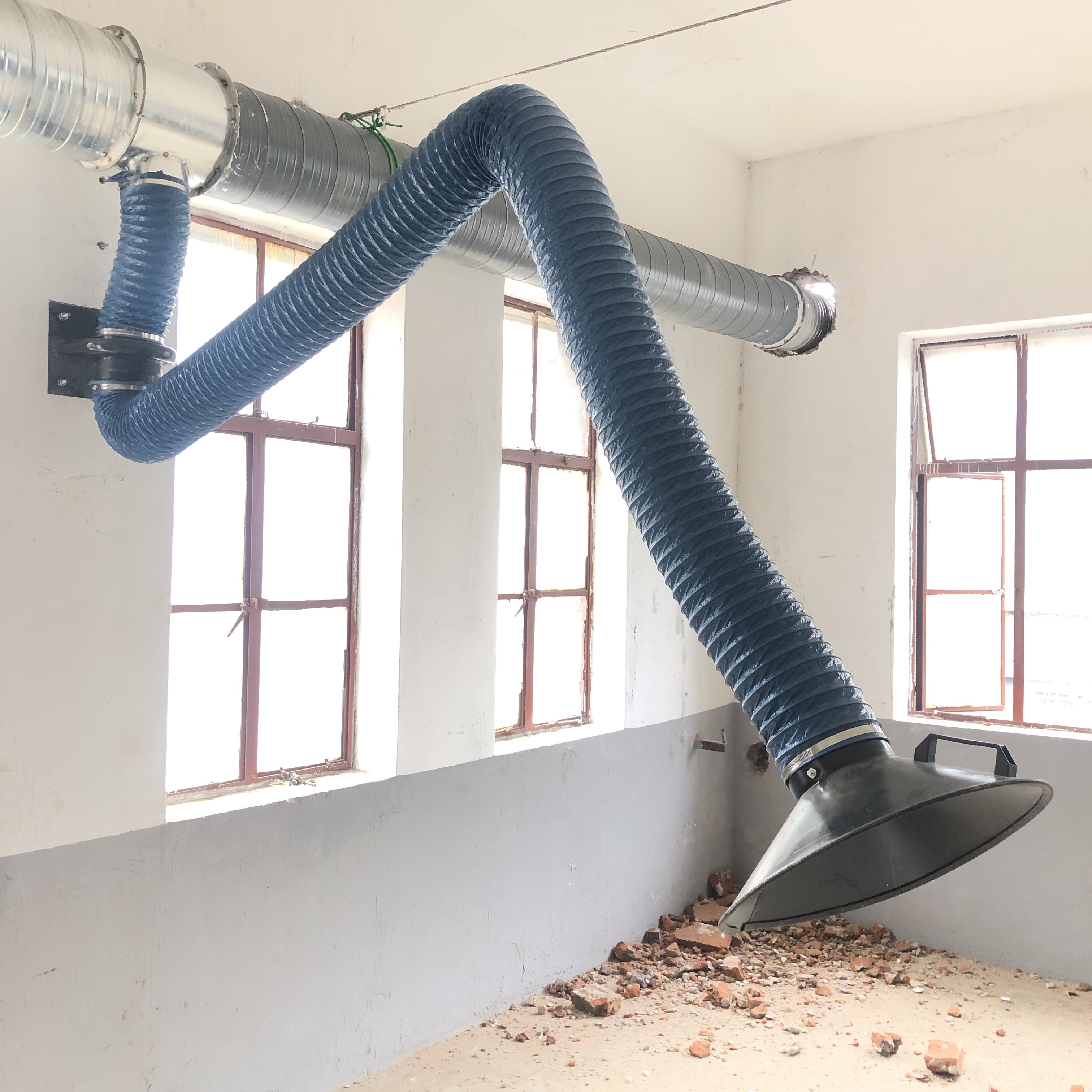 Supply universal flexible suction arm wall-mounted suction arm flexible with skeleton mechanical arm welding smoke movement