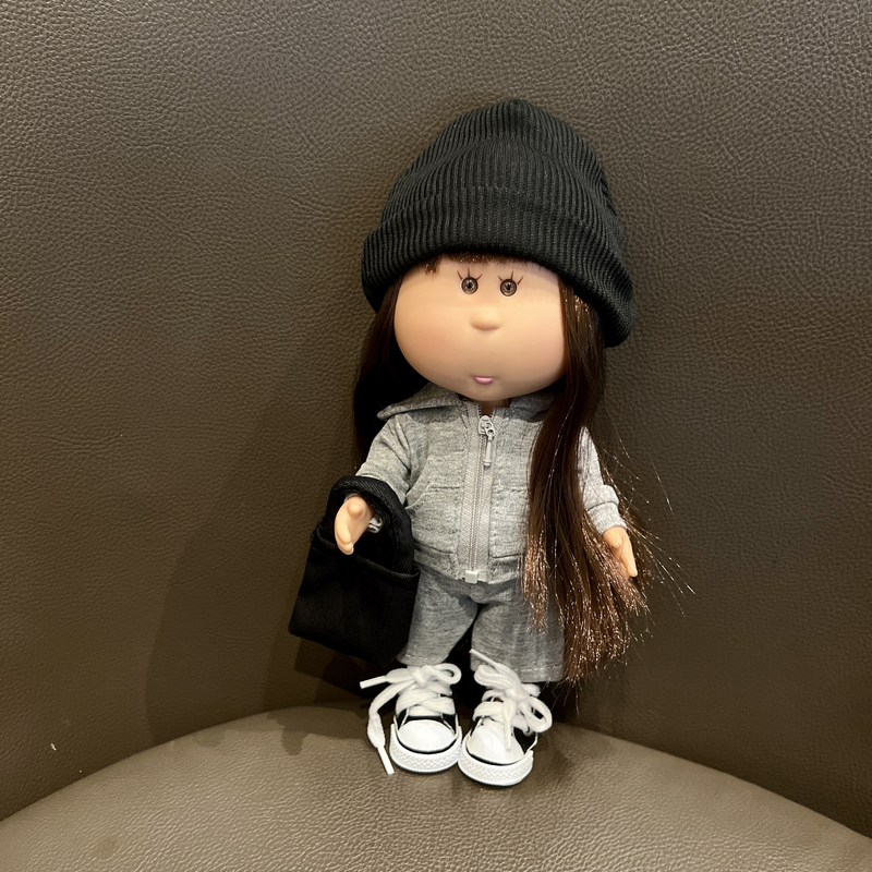 Spanish Potato Doll Clothes Mia Doll 24cm Hat Casual Doll Clothes Knitted Sweater Sports