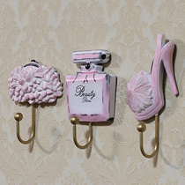 Export to the United States porch key adhesive hook retro old creative solid wood clothing hat wall rack art hook