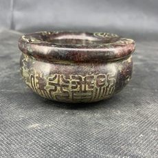 Украшения на руку 古玩捡漏乾隆年制明清古董玉石高古玉做旧岫玉老物件罐聚宝盆香炉