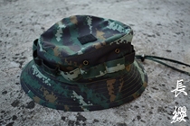 (Long tassel) Customized British tactical short-brimmed beanie hat combat round-brimmed fisherman hat outdoor fishing mountaineering sunshade