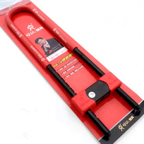 Good hanter long ultra-long U type lock super B type lock core anti-hydraulic lengthened burglar-proof double door shop shop door burglar-proof lock