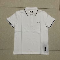 Art Fan full temperament Upper Class Cut for Mens S-up Turned Over Summer Polo Shirt Short Sleeve T