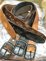 Get a word of mouth goods retro British style first layer pure cowhide mens casual pin buckle belt belt belt