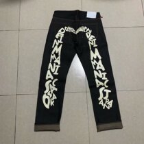 Letters Large M Printed Sheen Cut with unslurred heavy pound Original Bull Ears Wrap mens original Bull Jeans