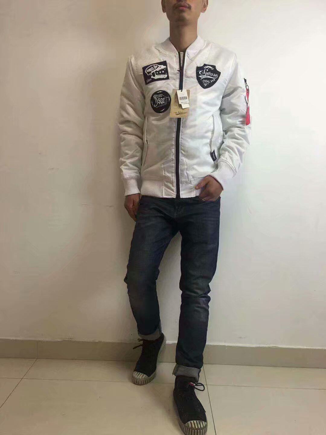 German Flying Jacket Fabric Sticker Embroidered 100 Beauty Knife Case Goods Men Sashimi Jacket Jacket