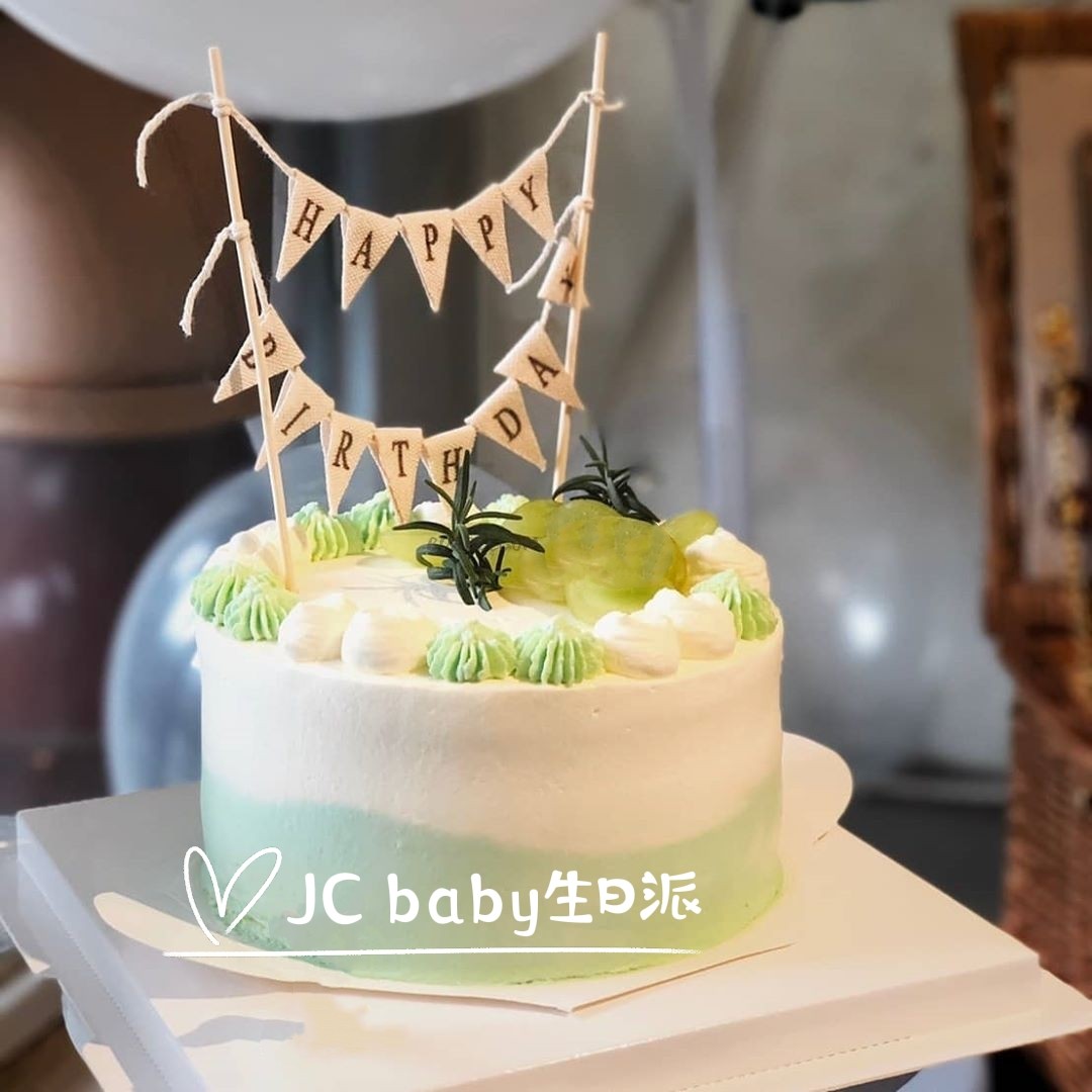 Internet celebrity ins fabric card two rabbits stars digital birthday decoration children's party supplies layout