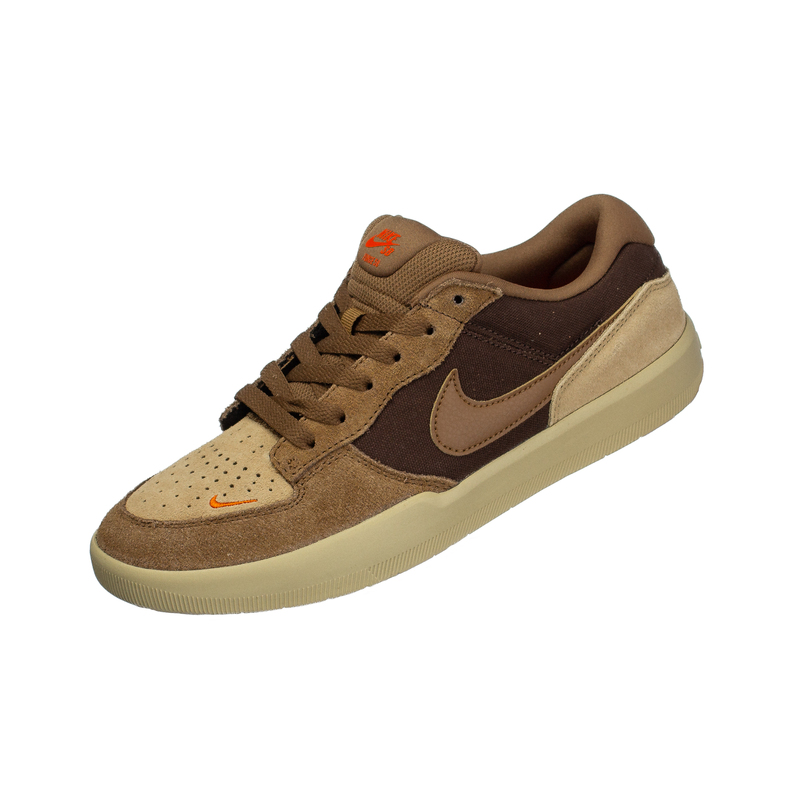 Nike Sb Force 58 Comfortable and Versatile Low-Top Retro Lifestyle Casual Shoes in Coffee Brown Dv5477-201 Nike Sb Force 58 Comfortable and Versatile Low-Top Retro Lifestyle Casual Shoes in Coffee Brown Dv5477-201