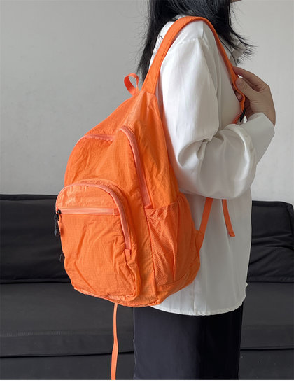 轻便防水双肩包可折叠背包大容量健身包旅行包轻盈速干户外包书包