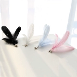 Кошачья игрушечная игрушка длинное колокол, сказочная кошачья палочка, перья, поставки кошек, кусающие кошки