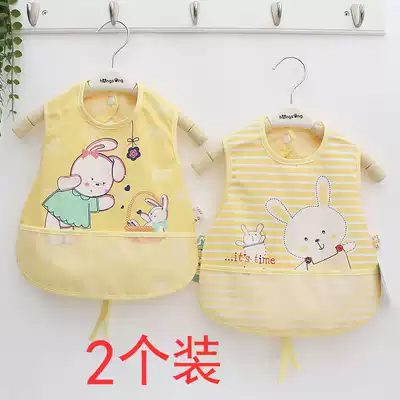 Baby bib waterproof eating bib child food bib baby eating bib children super soft cover mouth water towel summer