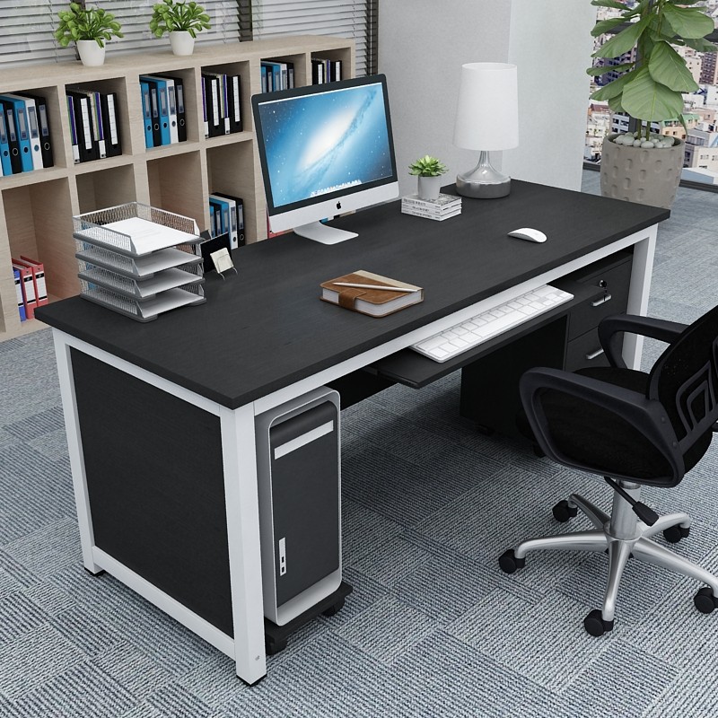 Staff desk chair combination simple modern simple boss desk office commercial desktop computer desk single person