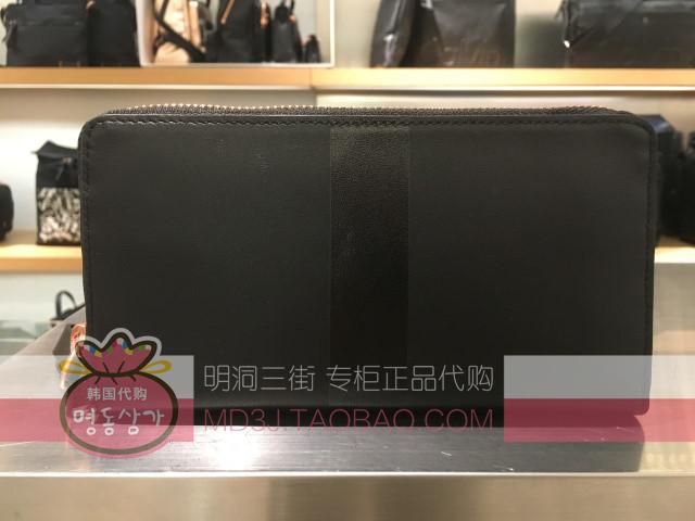 韩国代购直邮Calvin Klein/卡尔文克雷恩 17春男长款钱包 DP0718