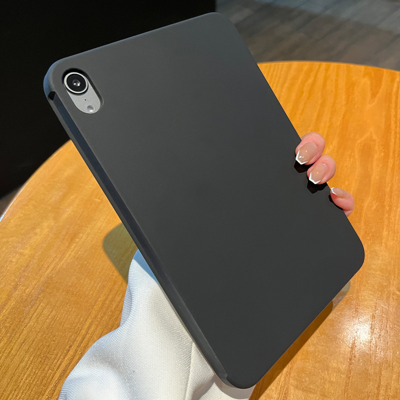 2025 New Liquid Silicone Protective Case for Apple iPad 11 Tablet, Mini7/6 Anti-Drop, Full Coverage Mini Pro 11inch Solid Color, No Cover Air7/6/5/4/11