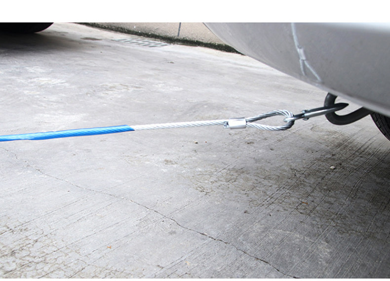 Car trailer rope steel wire car strong traction rope pull rope 4 M 5 T trailer belt thickened off-road binding belt