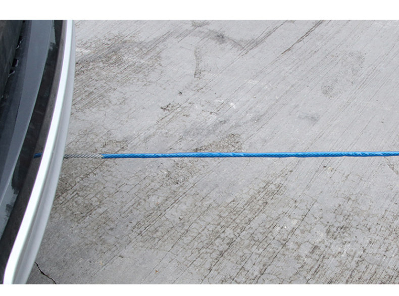 Car trailer rope steel wire car strong traction rope pull rope 4 M 5 T trailer belt thickened off-road binding belt