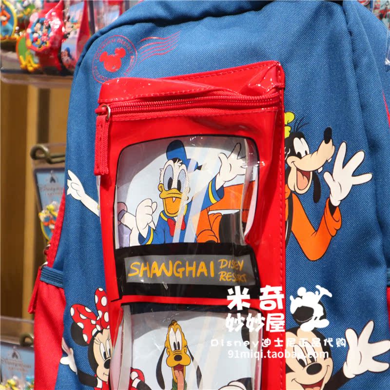 Thượng Hải Disney mua túi Mickey túi trẻ em học sinh tiểu học nữ túi 35 tuổi vai túi học sinh - Túi bé / Ba lô / Hành lý balo học sinh