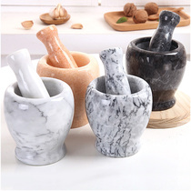 Stone garlic mortar garlic mortar garlic mortar crushing household grinding bowl stone mortar garlic mortar manual smashing of garlic cans