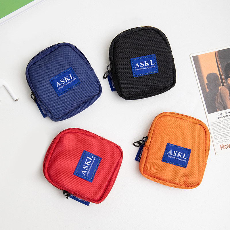 New Creative Coin Purse Mini Bag for Earphones and Keys, Small Pouch for Wearing on a Belt, Waterproof Card Holder