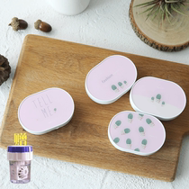 ins companion box Invisible myopia glasses box Cactus contact lens contact lens box double box cute