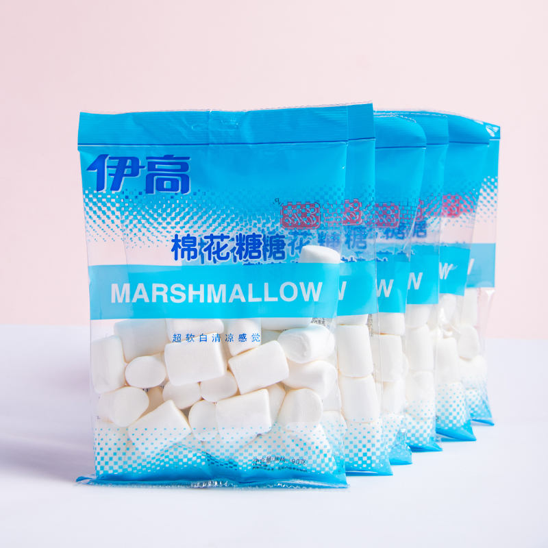 烘焙家用伊高棉花糖500g 雪花酥牛轧糖原料无极岛雅谷盛之花1000g