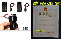 LAMPVPATH 3 PCs 4 x 1 5V (6V) AA Battery Holder with 3 PCs