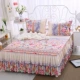 Hàn Quốc ba mảnh giường váy bedspread mảnh duy nhất của tấm trượt che giường ấm dày DN giường 1,8 / 1,5 m giường - Váy Petti