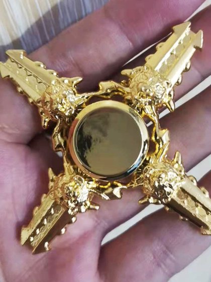 指尖陀螺玩具儿童男孩手指陀螺成人黑科技合金手转新款解压神器