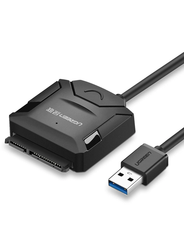UGREEN Зеленый Союз 20231 SATA к USB3.0 Легкий внешний жесткий диск 2.5/3.5 дюйма настольный