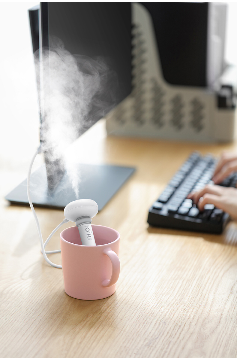 máy tạo độ ẩm f600 JS một số hương vị donut máy tạo độ ẩm nước chai chai di động USB nhỏ máy tính để bàn phun khí - Máy giữ ẩm máy tạo độ ẩm công nghiệp