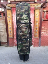 (LQ)Multi-function single board double board snowboard bag consignment ski bag large capacity snowboard bag silent wheel