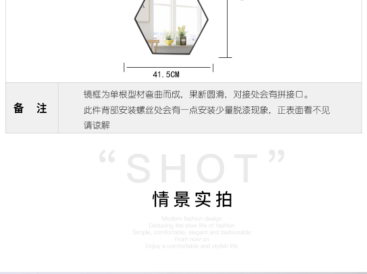 Gương sắt rèn sáng tạo treo tường phòng tắm vanity treo tường phòng tắm vòi hoa sen - Gương kiếng treo tường