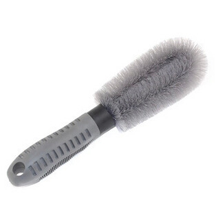 Professional car wheel brush, car wash tire brush, cleaning brush, car wash brush, car cleaning supplies, non-slip straight handle